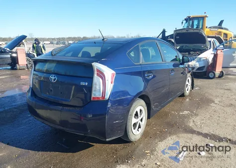 2014 Toyota Prius Three from USA, damaged, VIN JTDKN3DU9E0358052